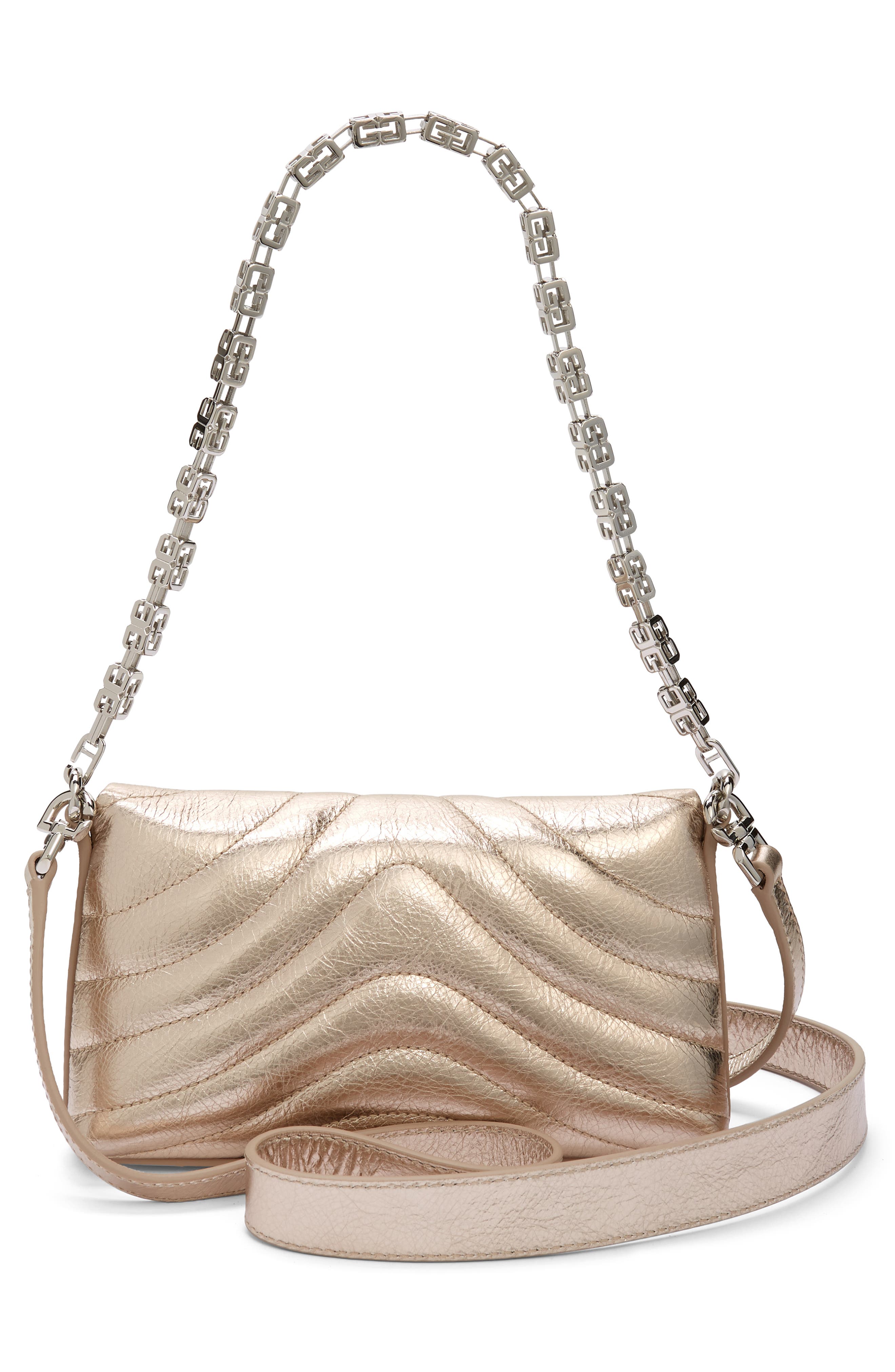Givenchy Micro 4G Soft Quilted Metallic Leather Crossbody Bag Nordstrom