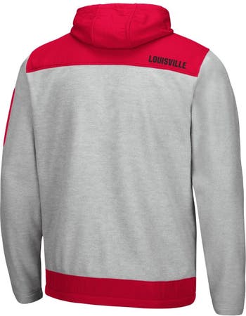 Louisville Cardinals Jacket Mens XLT Adidas Full Zip Lightweight