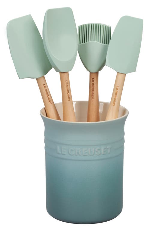 Le Creuset 5-Piece Craft Series Utensil Set in Sea Salt