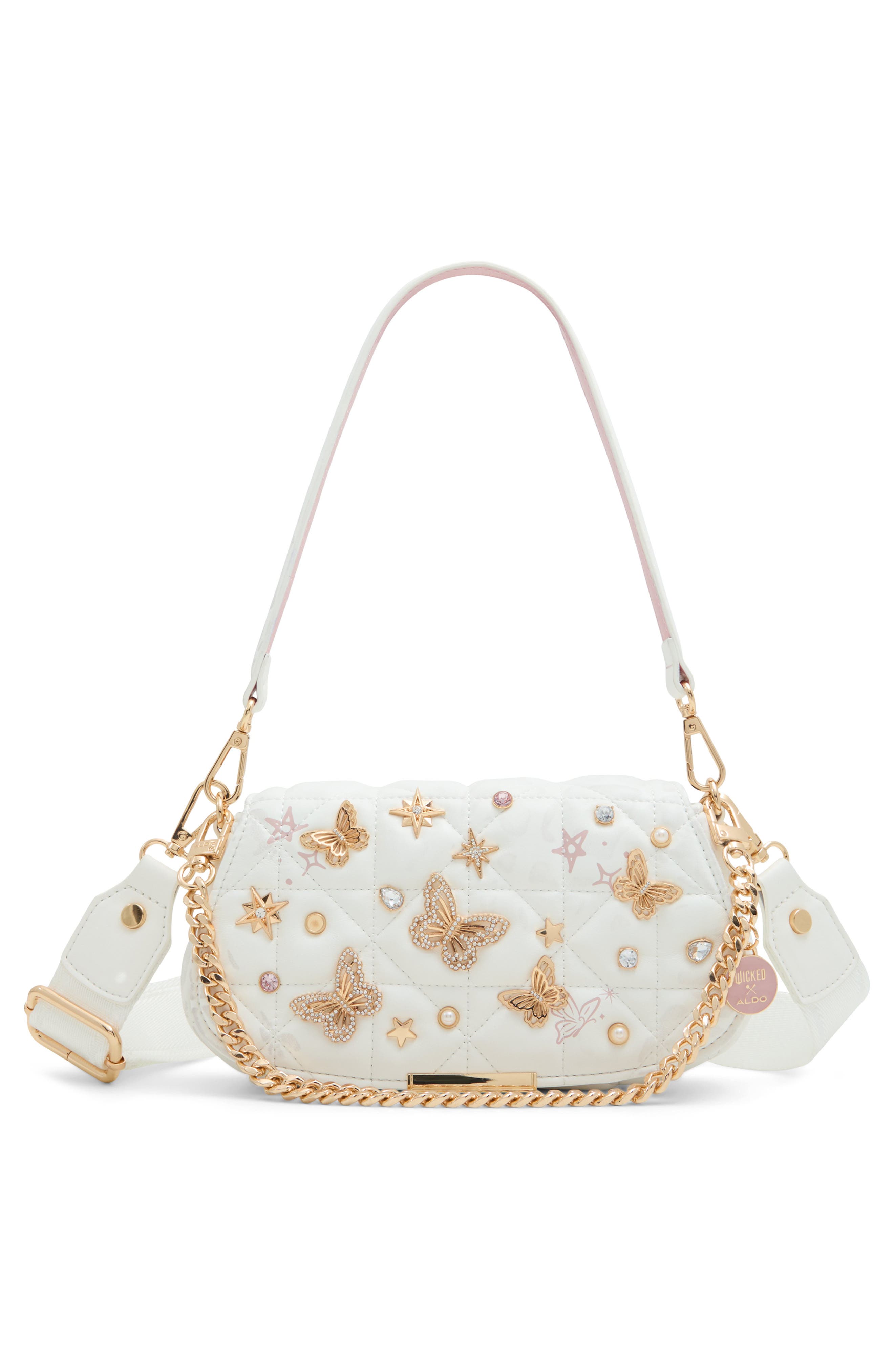 ALDO x Wicked Good News Glinda Crossbody Bag in Ivory 