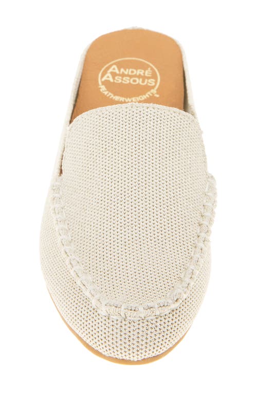 Andre Assous Women's Nolah Slide Flats In Creme/platino