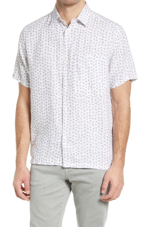 Albert Short Sleeve Linen Button-Up Shirt