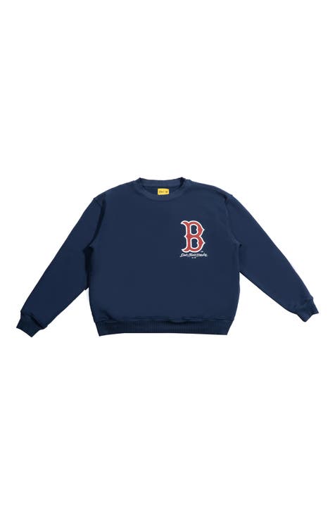 47 Red SoxBaseball Boston Red Sox Walk Off Long Sleeve T-Shirt Large Navy