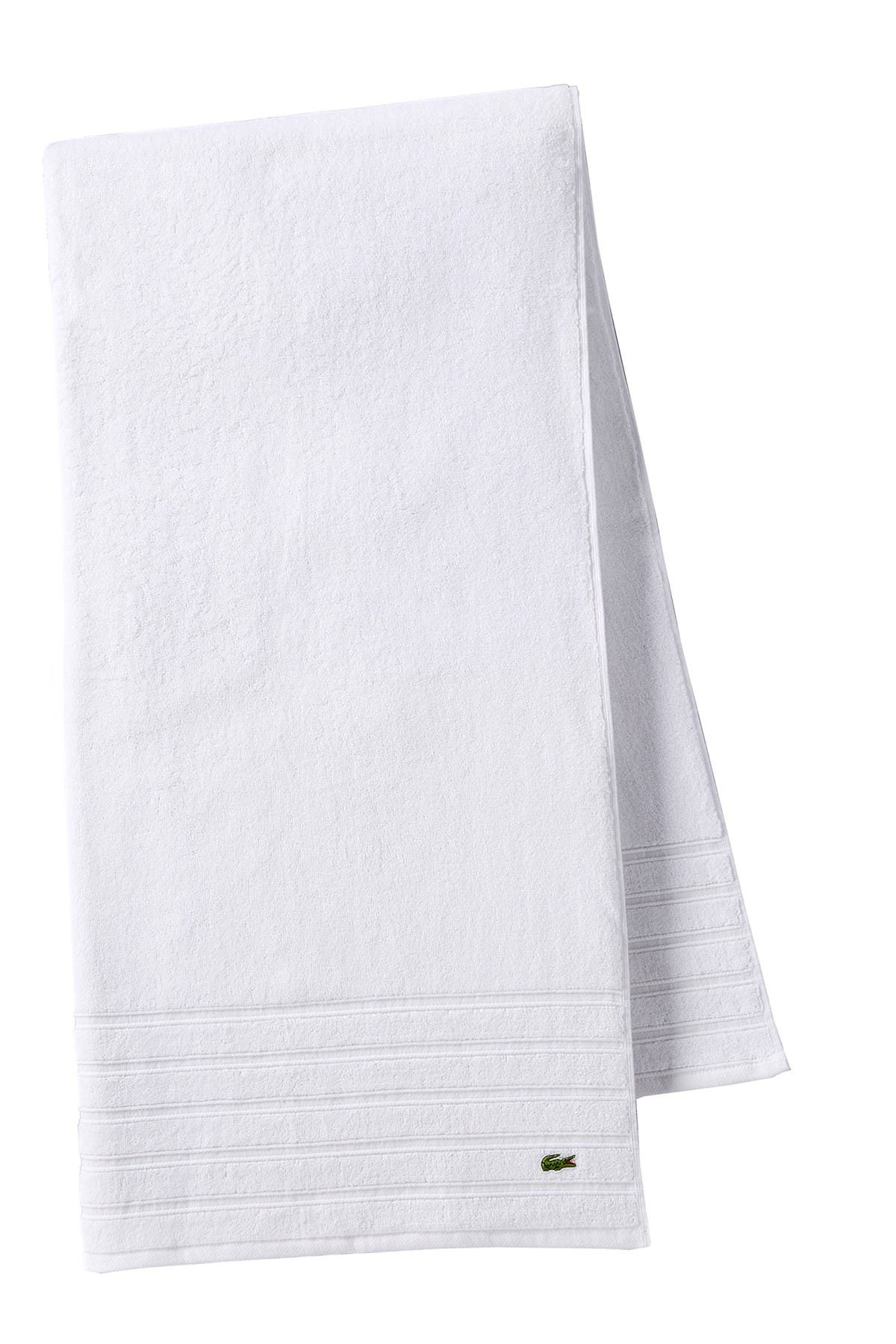 Lacoste | Croc Bath Towel - White 