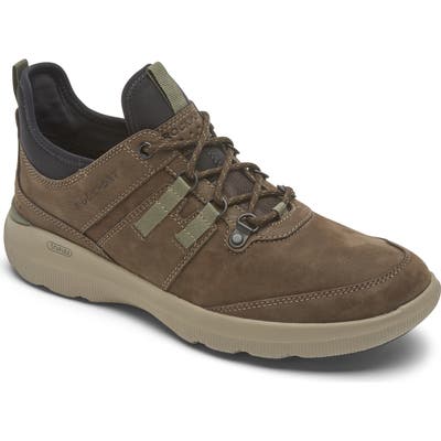 Rockport Truflex Hybrid Waterproof Sneaker, Brown