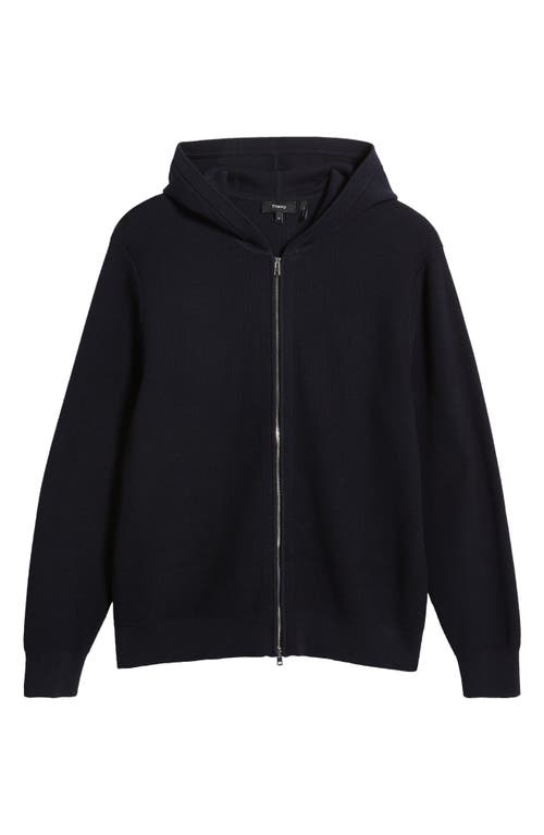 Shop Theory Myhlo Cotton Blend Hoodie In Baltic