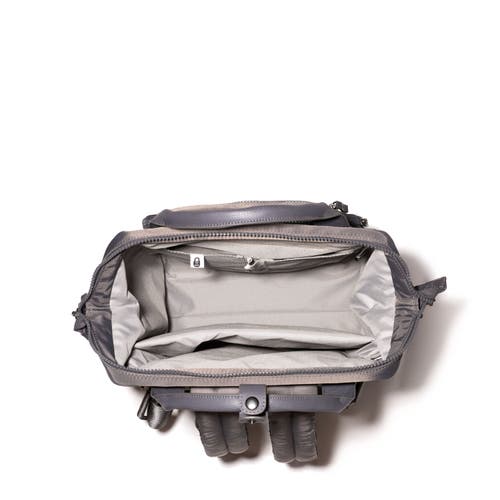 Baggallini Chelsea Laptop Backpack In Smoke Twill