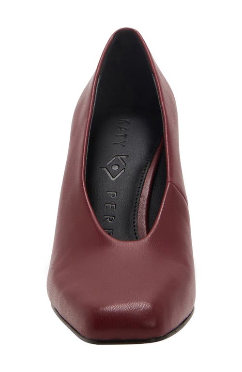 Shop Katy Perry Hollow Wedge Pump In Cranberry