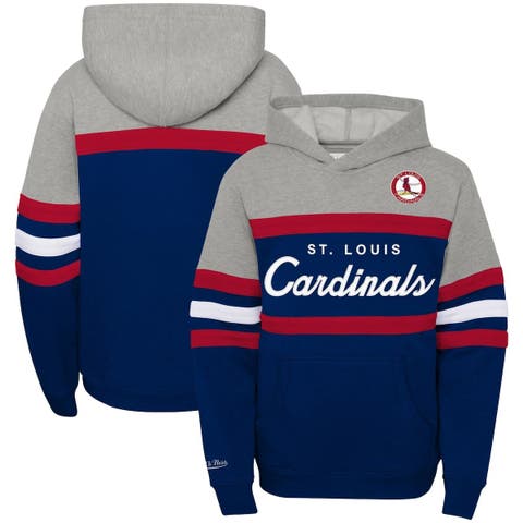 St. Louis Cardinals Gray Cooperstown Patch Pullover Hoodie by Nike