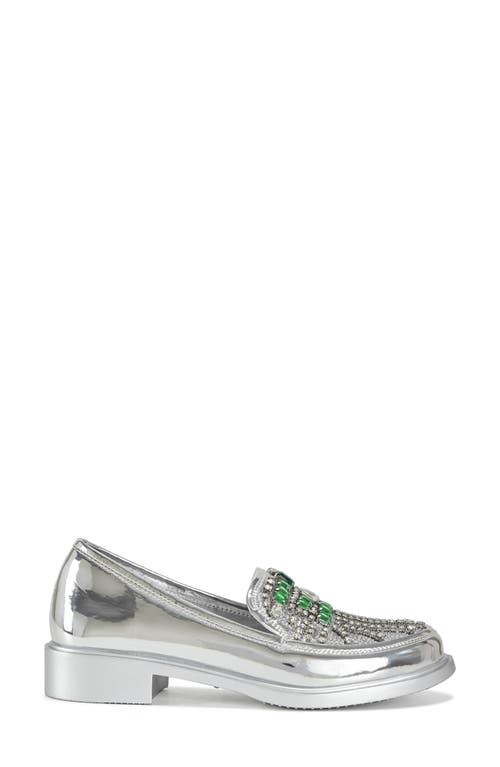 Azalea Wang Thalassa Loafer In Silver