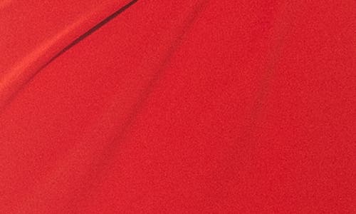 Alexia Admor Clara Crewneck Draped Sheath Dress In Red