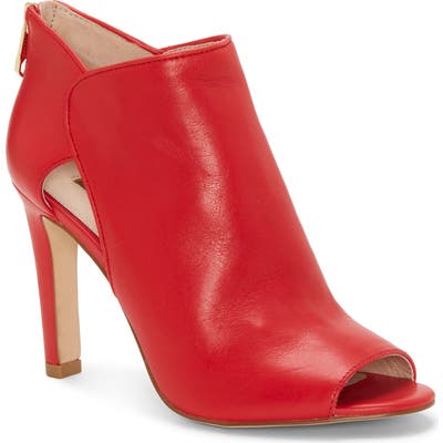 Louise Et Cie Ilsabelle Open Toe Bootie, Red