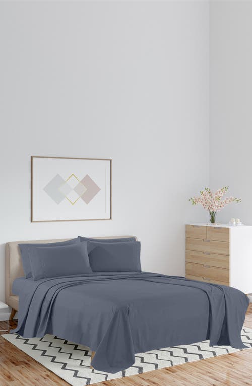 Luxury Home Brushed Microfiber Sheet Set In Light Teal