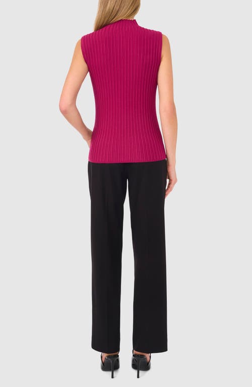 Shop Halogenr Halogen(r) Mock Neck Sleeveless Sweater In Raspberry Purple