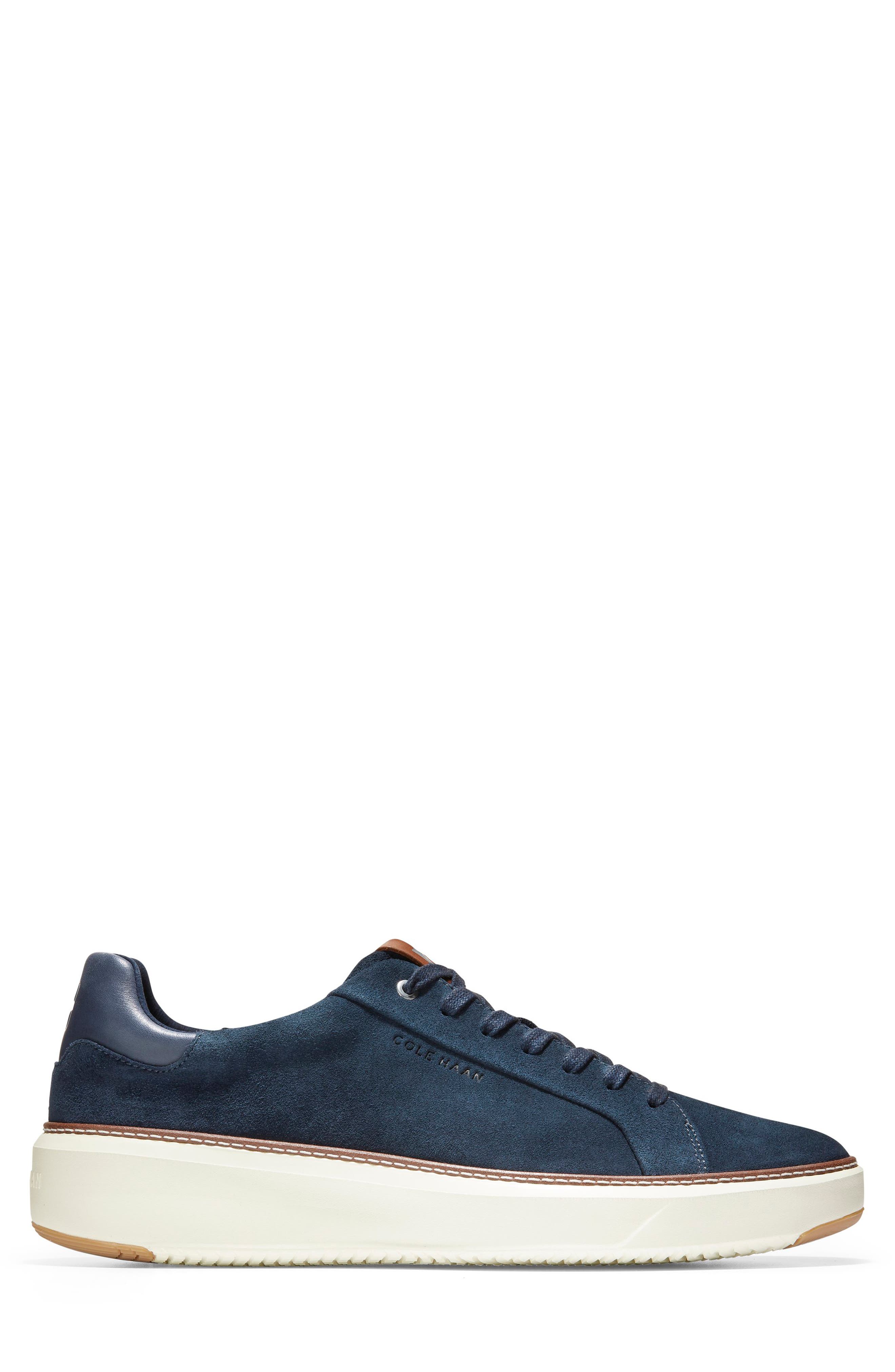 cole haan grandprø perforated low top sneaker