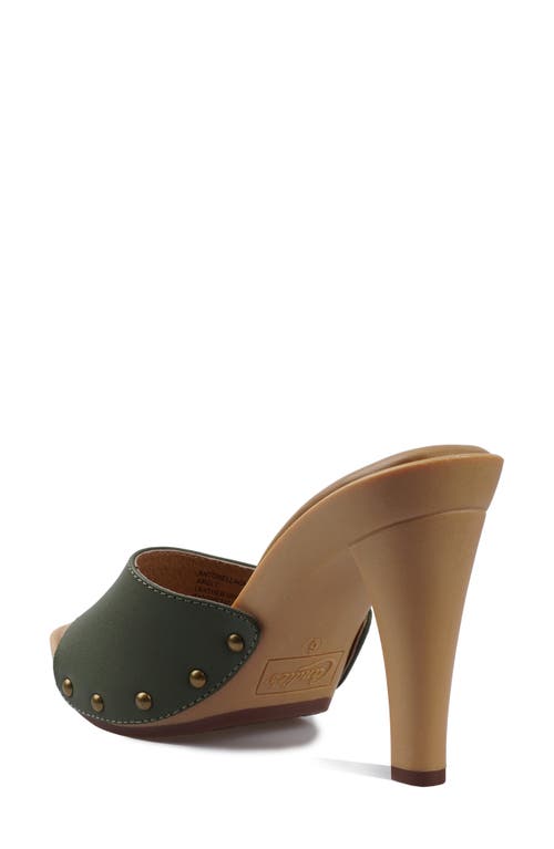 Shop Candies Candie's Antonella Slide Sandal In Green Pumps