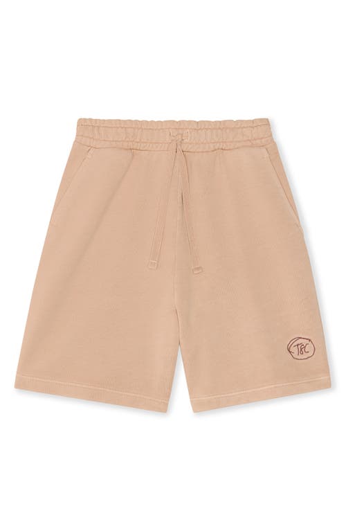 The Sunday Collective Kids' Natural Dye Everyday Shorts Latte at Nordstrom,