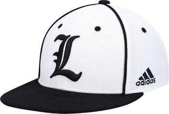 adidas Men's adidas White Louisville Cardinals On-Field Baseball Fitted Hat