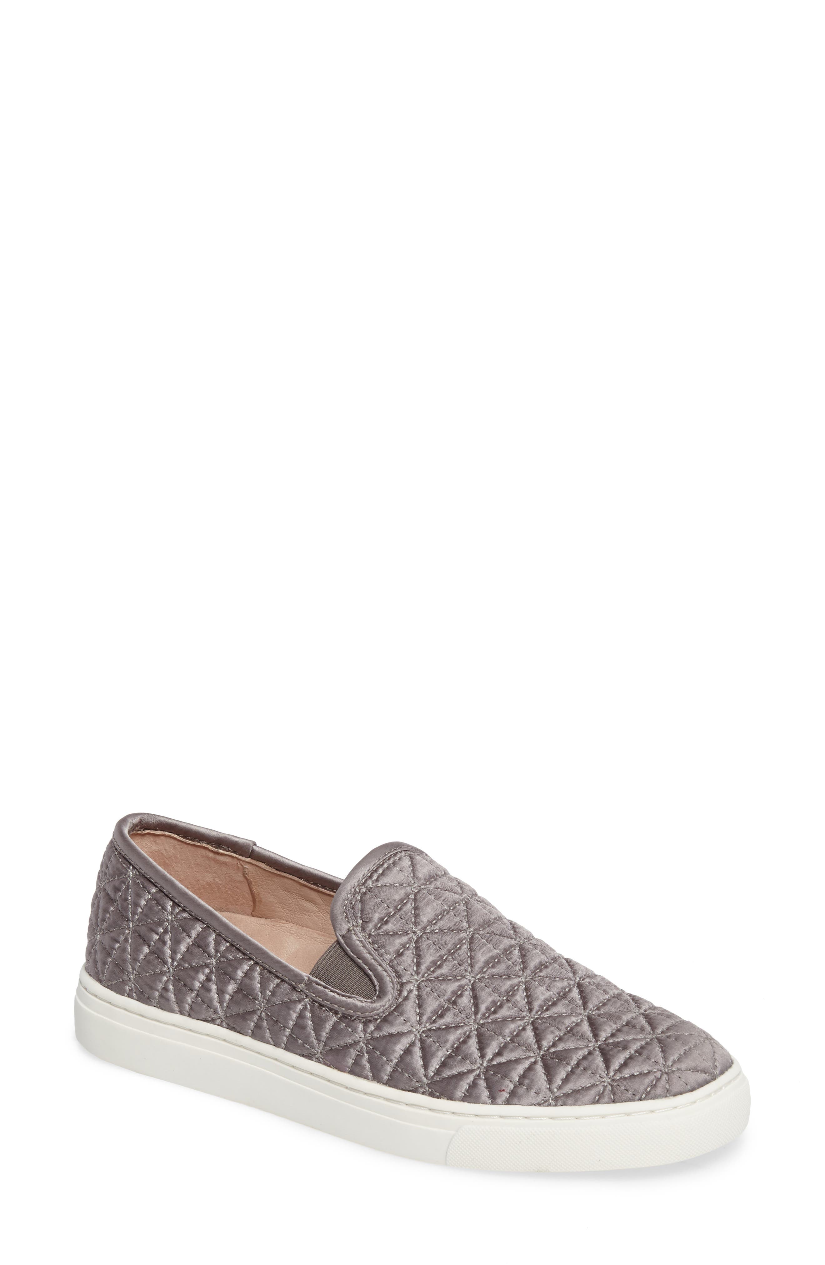womens slip on quilted sneakers