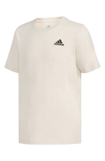 Adidas Originals Adidas Kids' Embroidered Logo T-shirt In Neutral