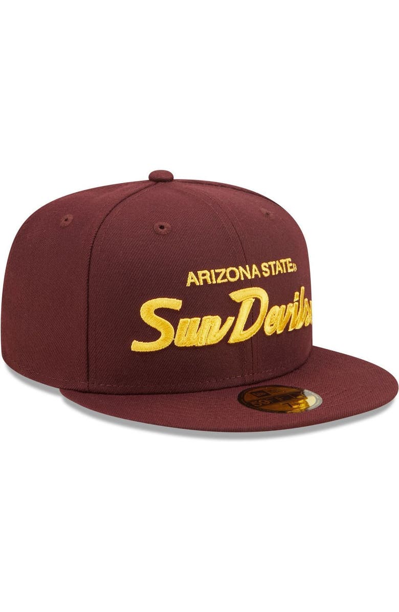 New Era Men's New Era Maroon Arizona State Sun Devils Script Original ...