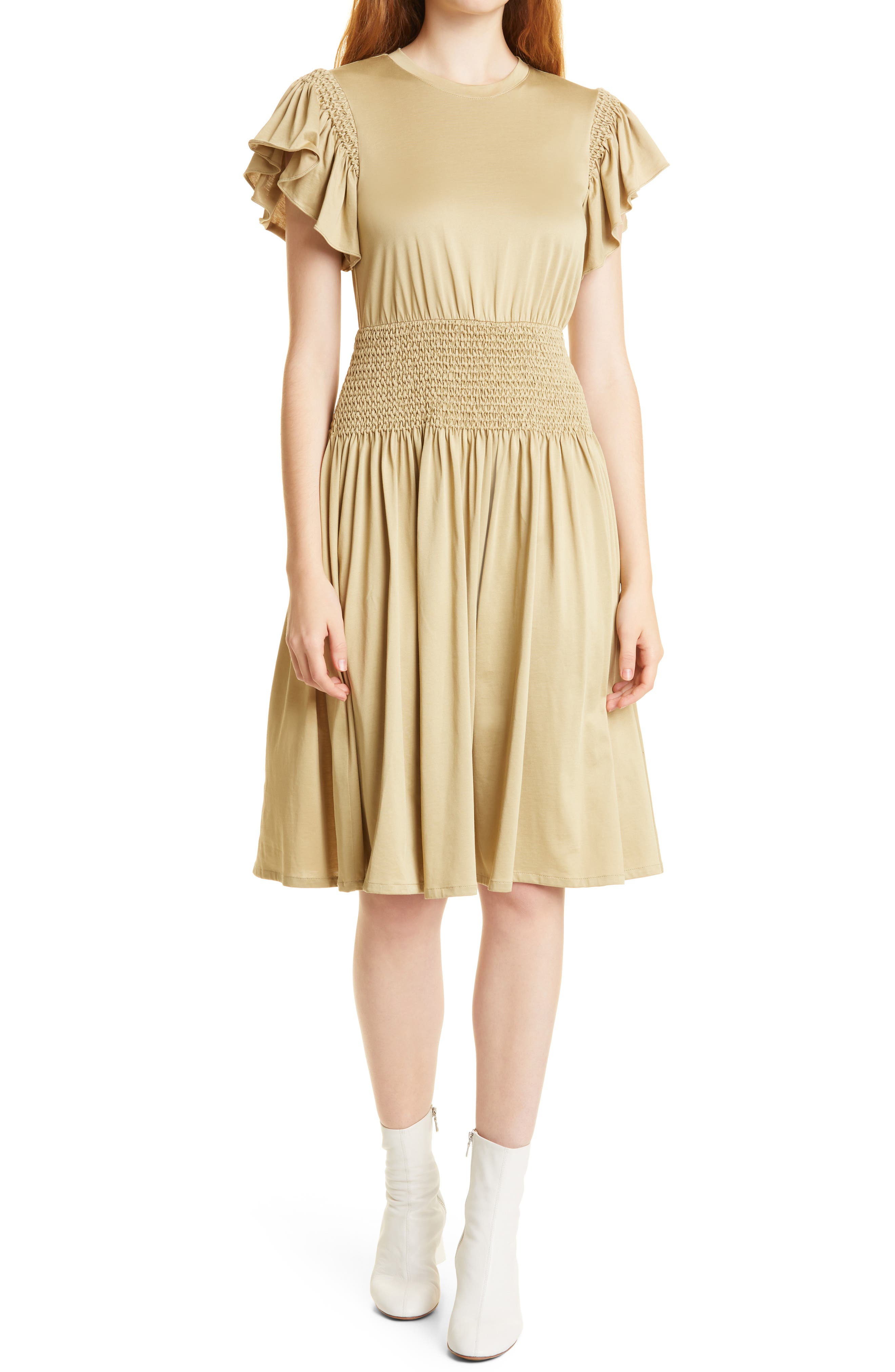Rebecca Taylor Flutter Sleeve Cotton 