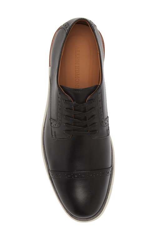 Shop Allen Edmonds Caleb Hybrid Cap Toe Derby In Black