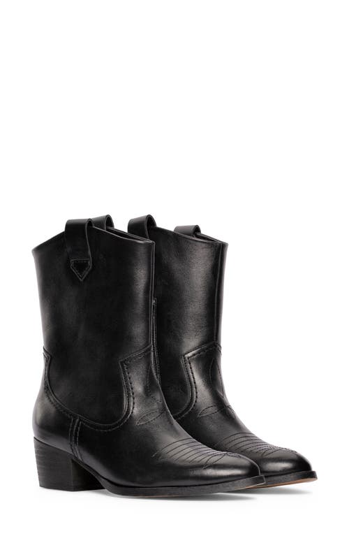Clarks(r) Octavia Up Western Boot Black Leat at Nordstrom,