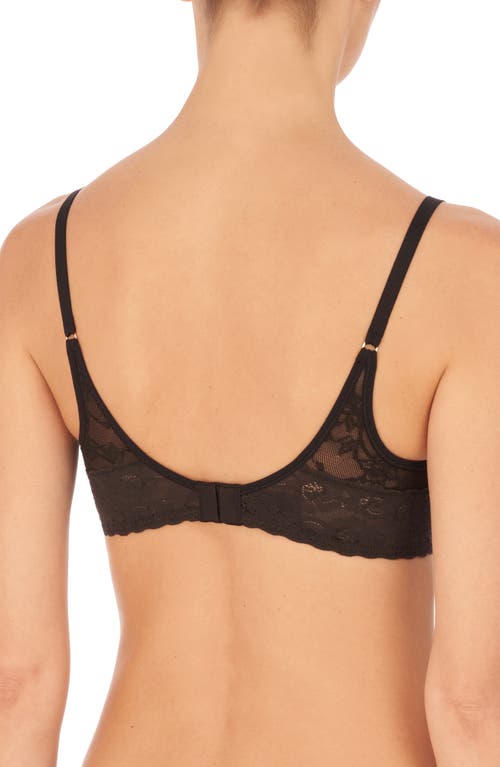 Shop Natori Bliss Allure Underwire Unlined Bra In Black/glow