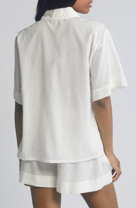 Open Edit Vacation Short Pajamas In Ivory Egret