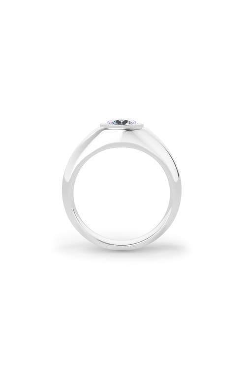 Shop Hautecarat Round Brilliant Lab Created Diamond Ring In 3.00 Ctw 18k White Gold