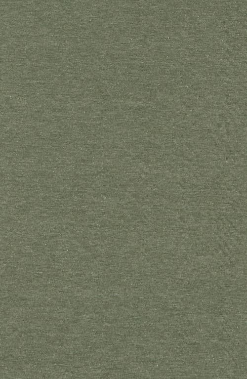 Woven & Weft Jersey Knit Sheet Set In Heathered Olive