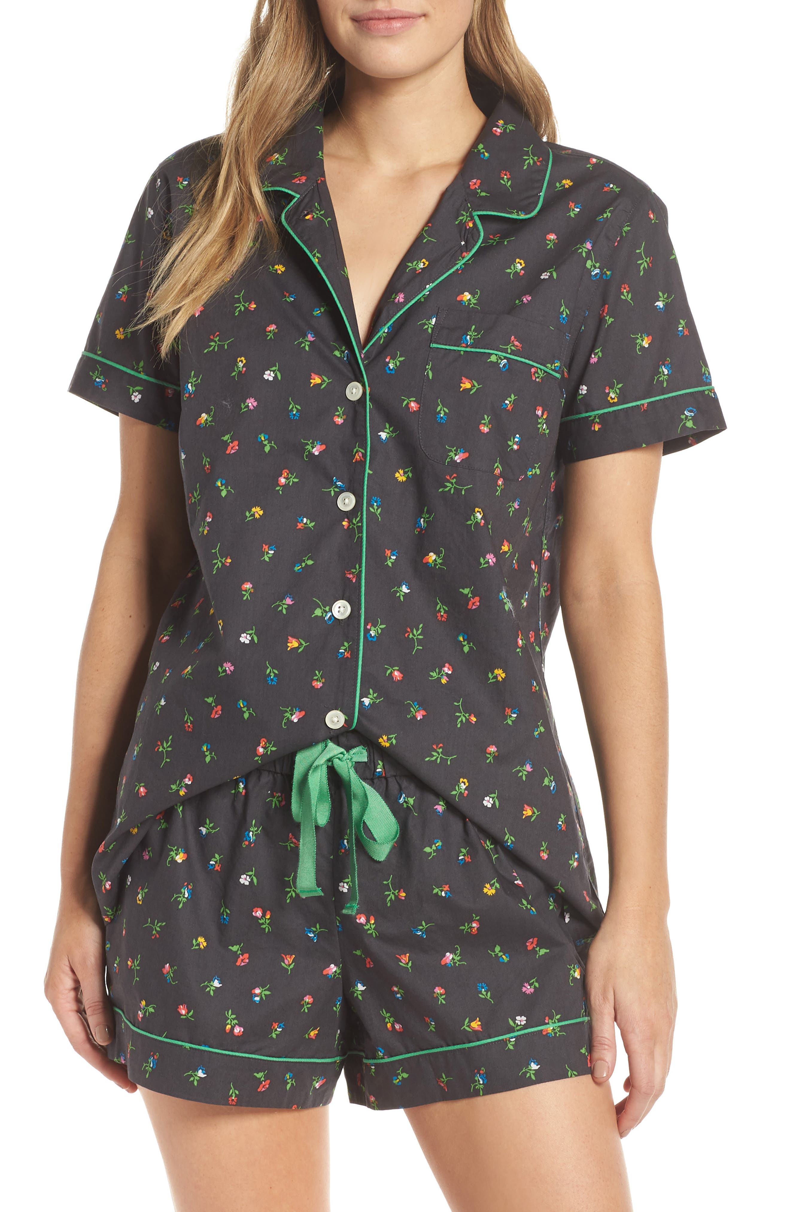 J.Crew Floral Print Pajamas Nordstrom