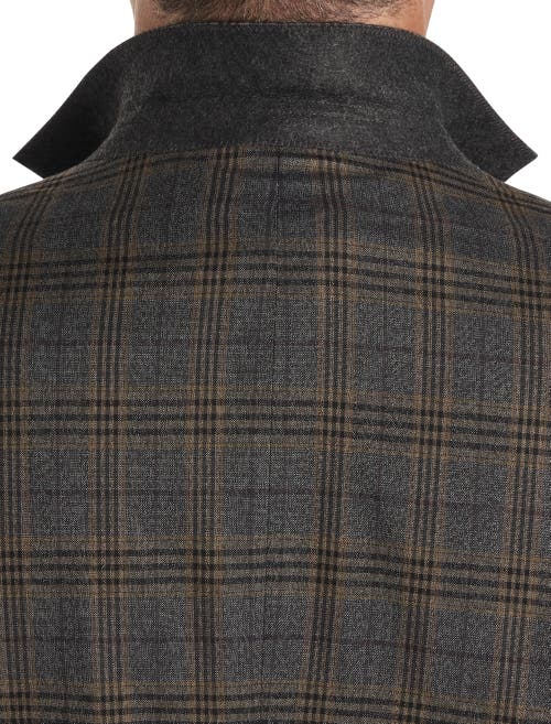 Oak Hill By Dxl Oak Hill Multi Plaid Sport Coat In Grey