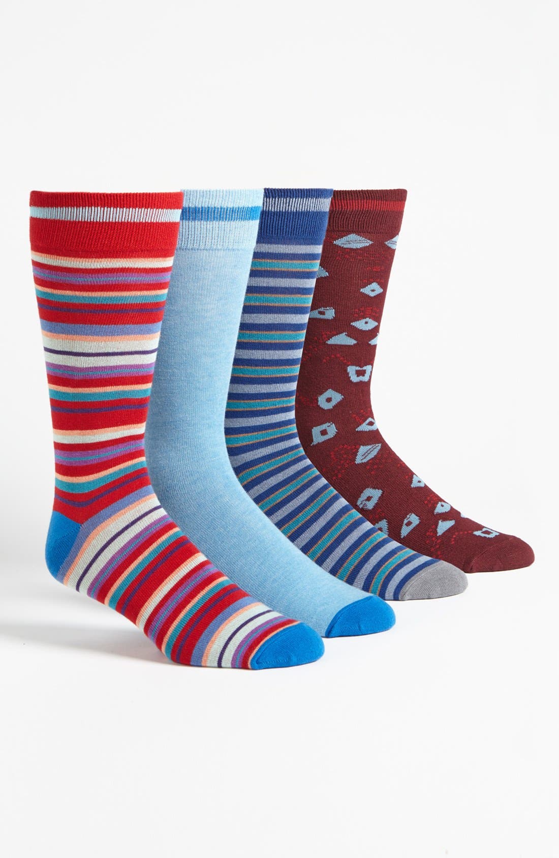 Basic Sock 'Bottoms Out' Pattern Socks (4Pack) Nordstrom
