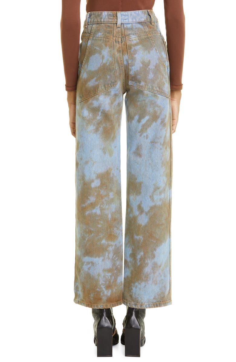 Eckhaus Latta Tie Dye Wide Leg Jeans | Nordstrom