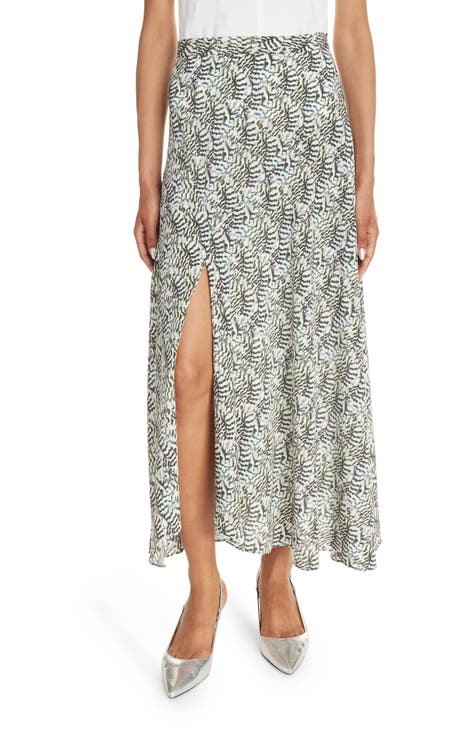 Leopard midi skirt clearance nordstrom