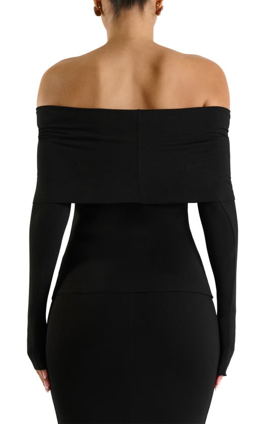 Shop N By Naked Wardrobe Naked Wardrobe Go Off The Shoulder Top In Black