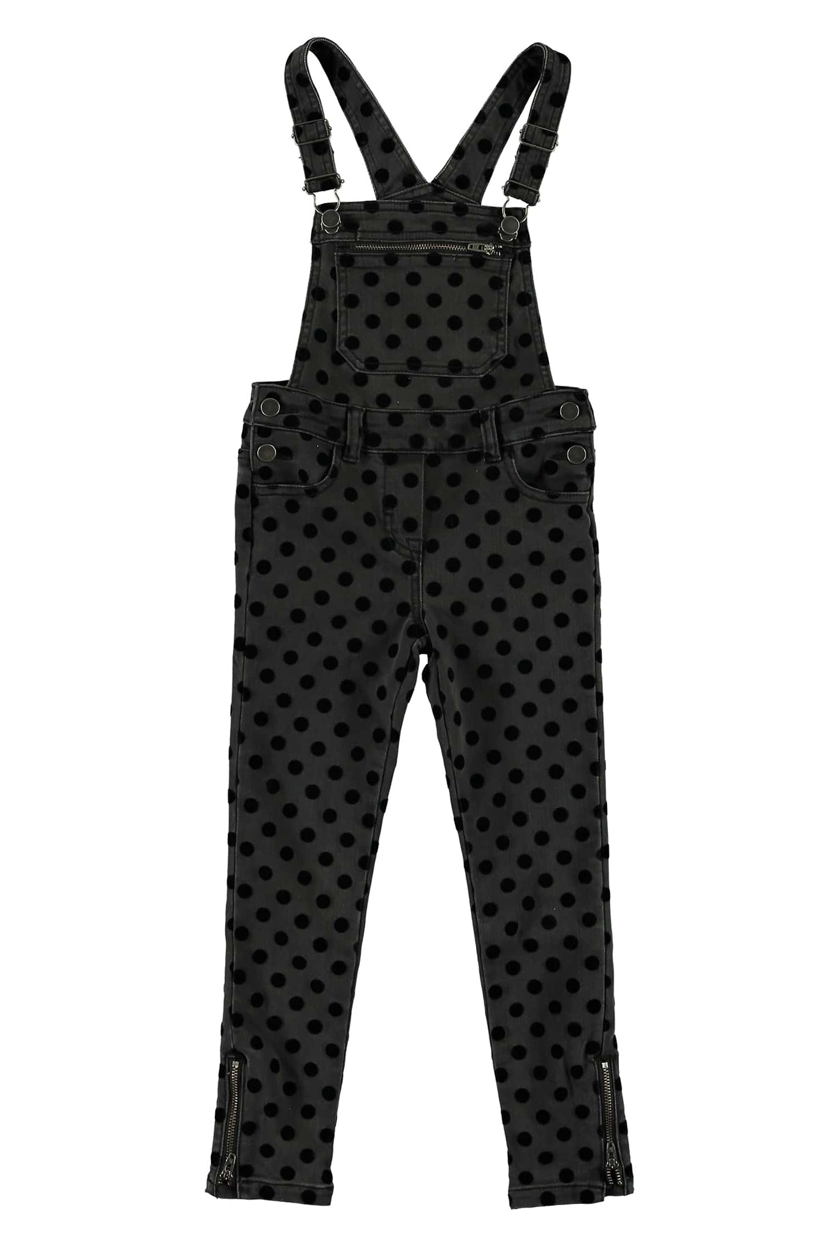 topshop polka dot dungarees