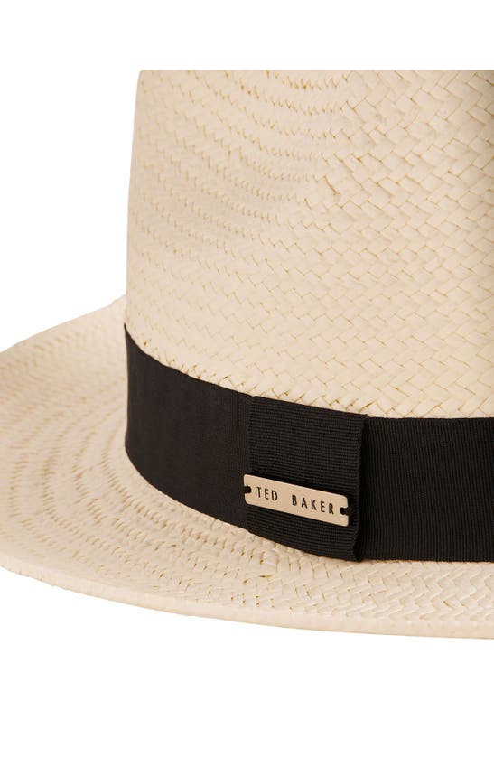 Shop Ted Baker Adrien Paper Straw Panama Hat In White