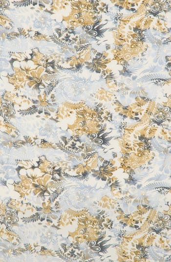 La Fiorentina Garden Print Pareo In Beige