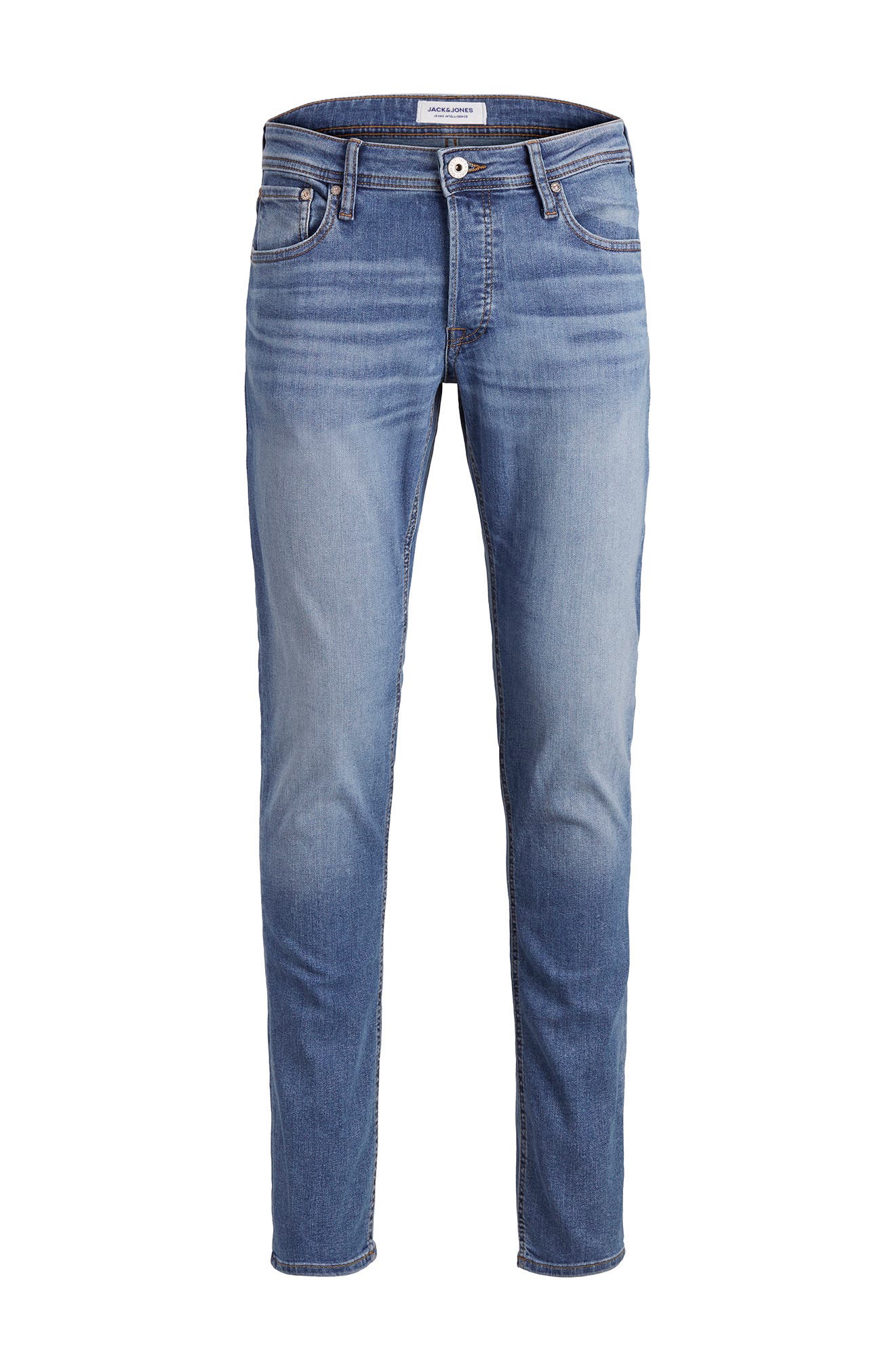 Jack & Jones Jiglenn Original Slim Fit Jeans In Medium Blue5