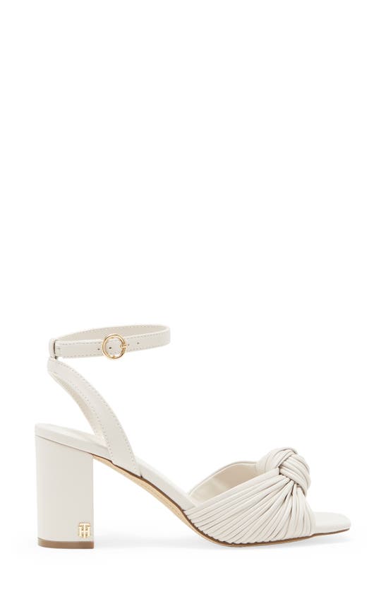 Tommy Hilfiger Sarifina Knotted Strap Sandal In Cream