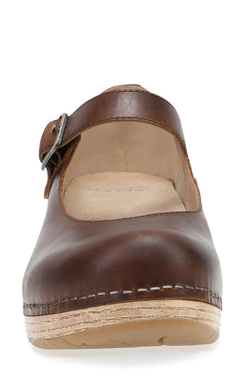 Dansko Lilah Mary Jane Platform Pump In Tan
