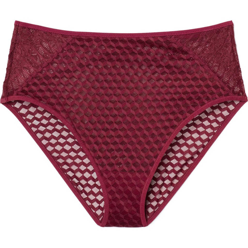 Naia Pietra High Waisted Panties In Dark Brown