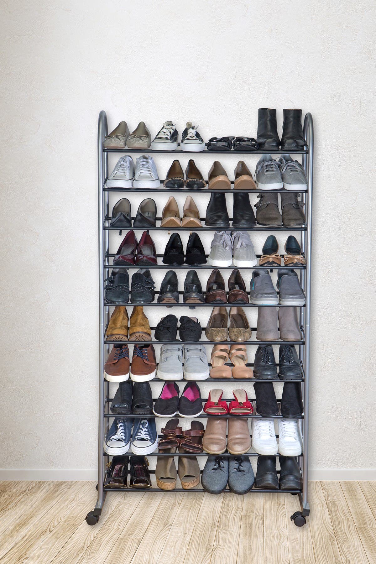 Kennedy International Inc Simplify 10 Tier Mobile Shoe Rack Hautelook