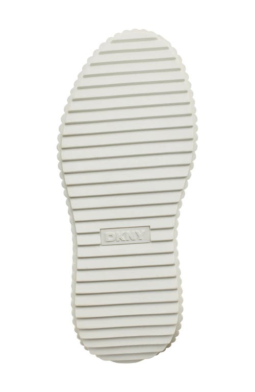 Shop Dkny Leighton Wedge Platform Sneaker In Ash