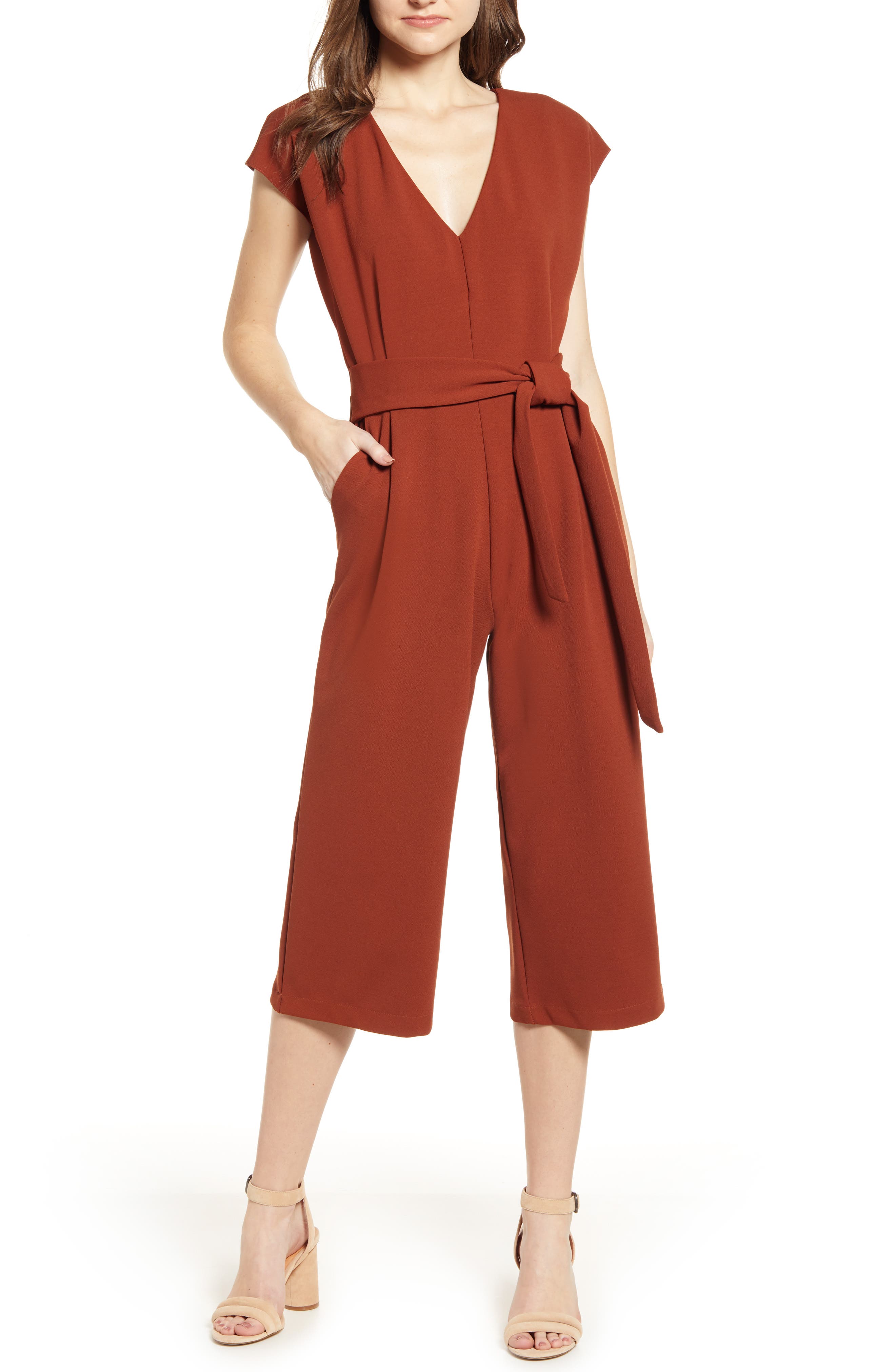 crepe jumpsuit