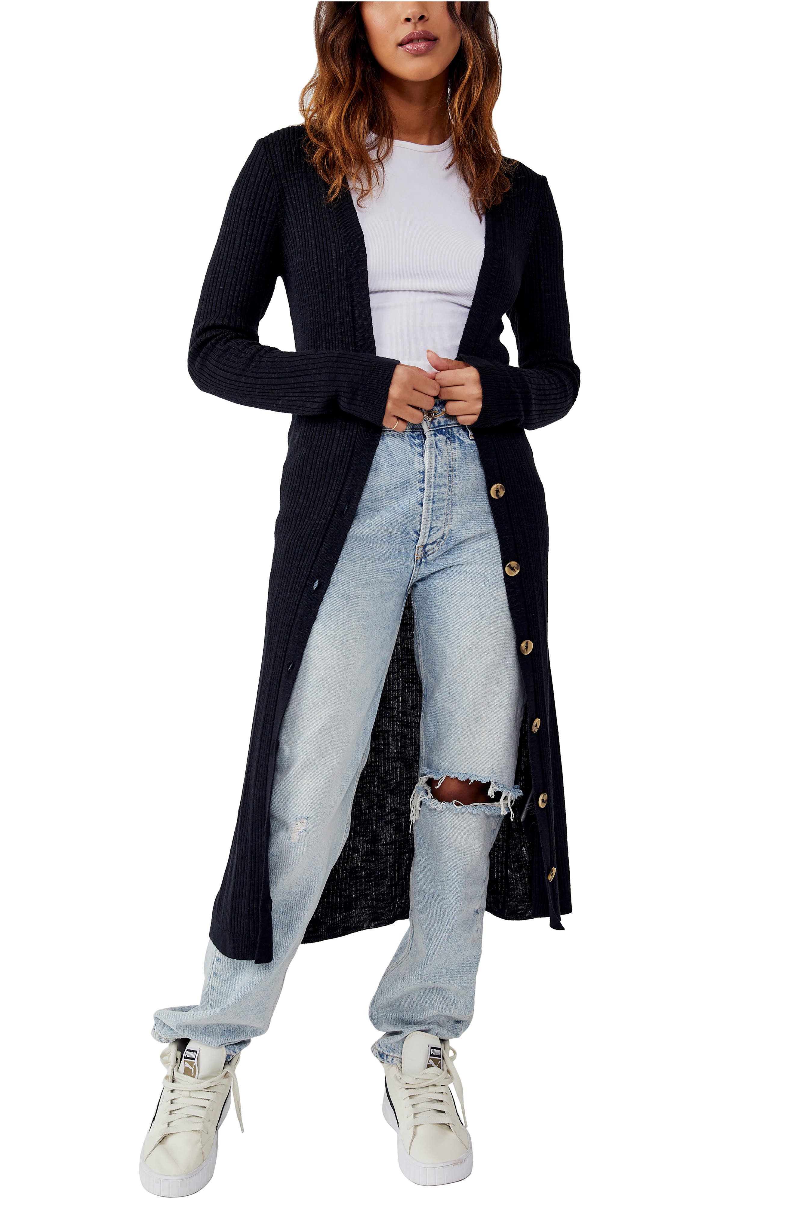 Free People Date Night Duster Cardigan 