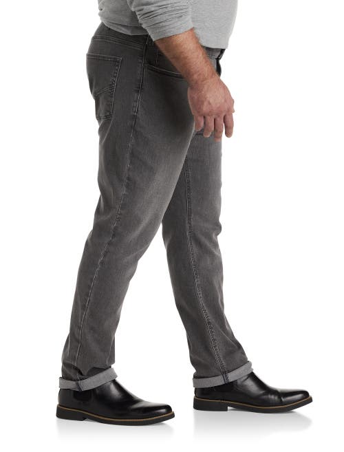 True Nation Grey Haze Tapered Fit Jeans In Grey Haze